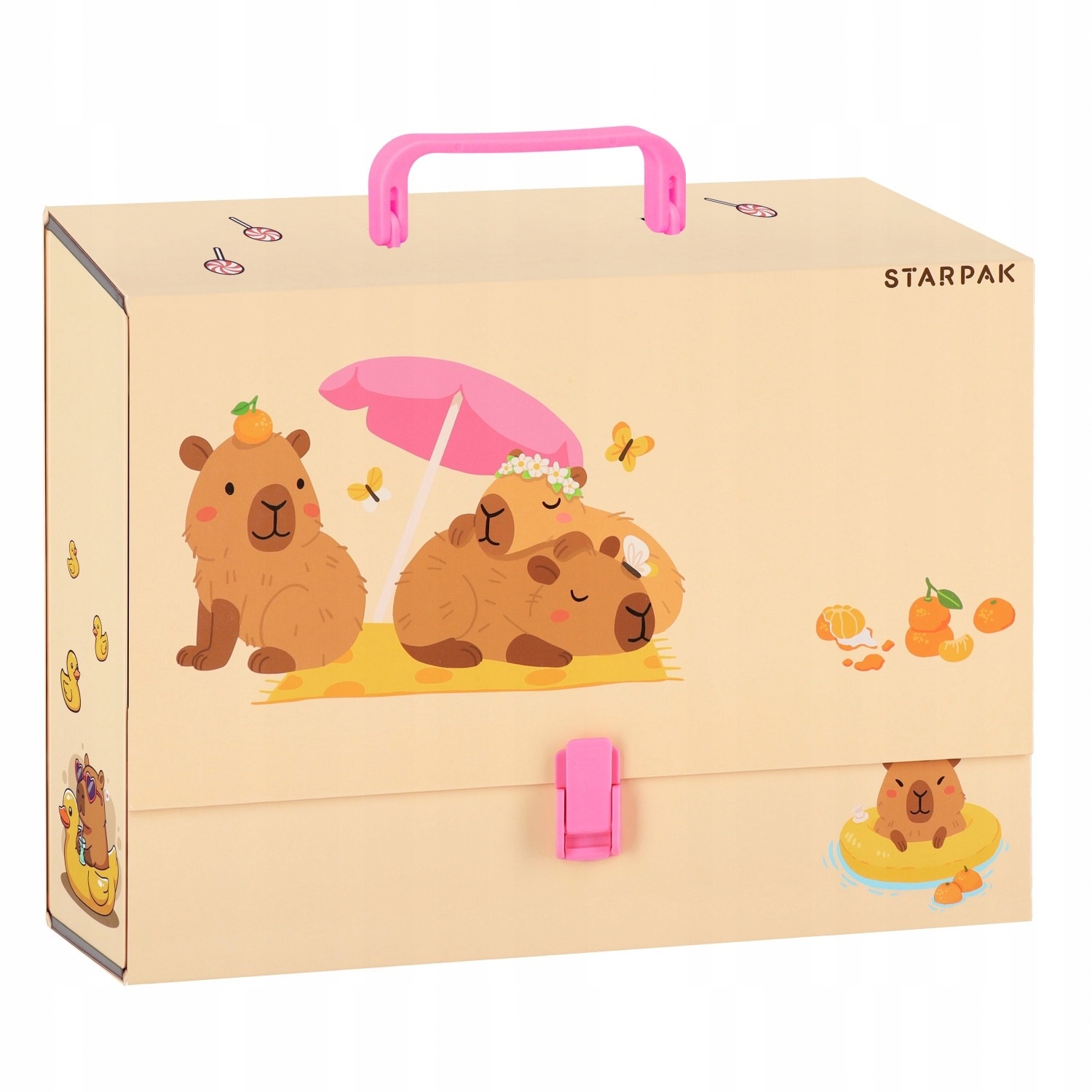 Zakladač Starpak A4 s rúčkou 9 cm Kapybara