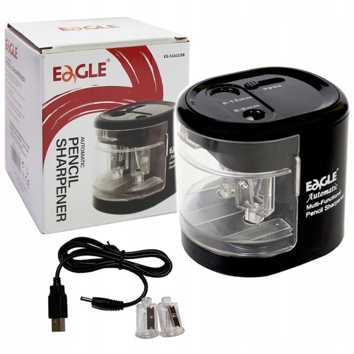 Strúhadlo Eagle Black s dvojitou batériou a USB