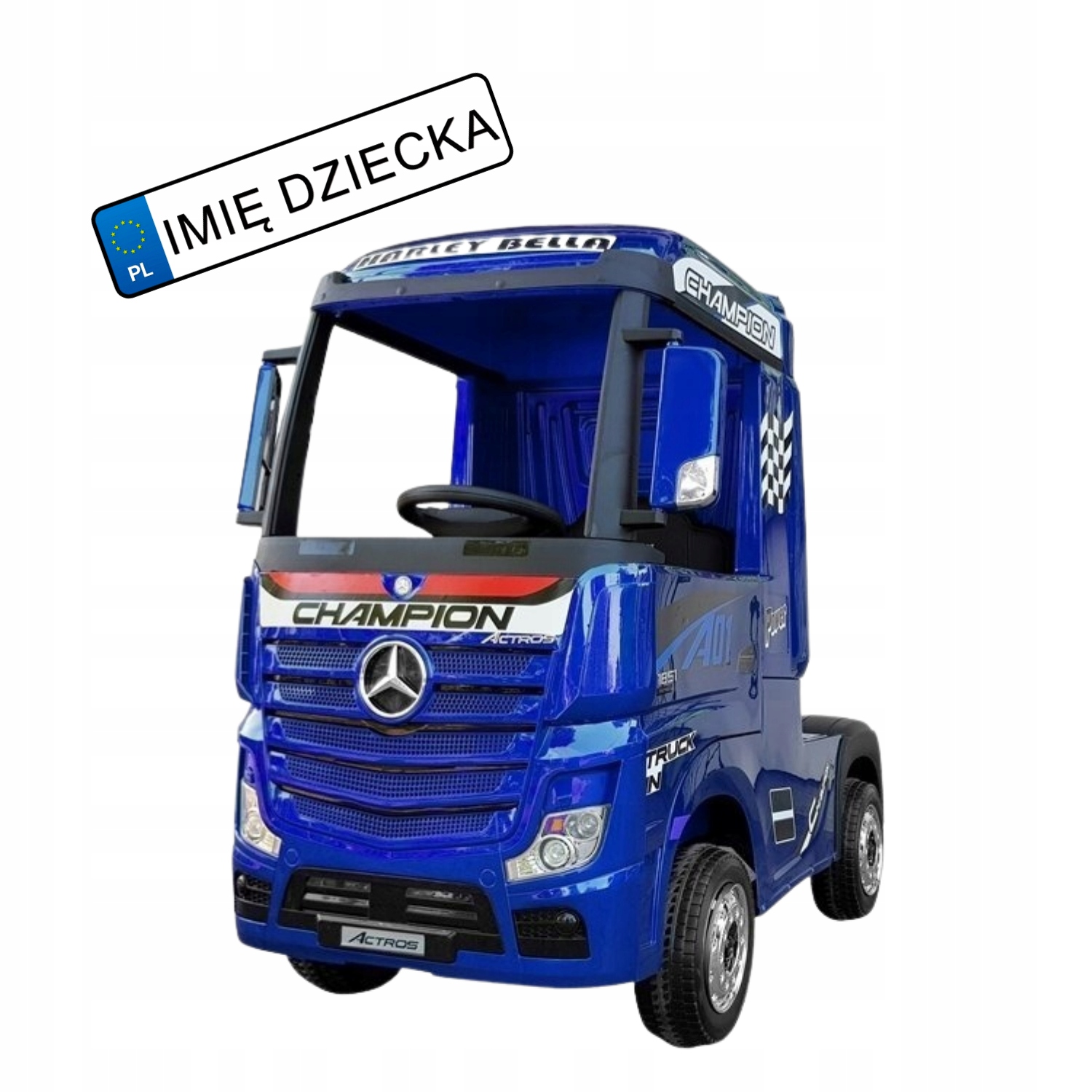 BATÉRIOVÉ AUTO MERCEDES ACTROS BLUE LACQUER
