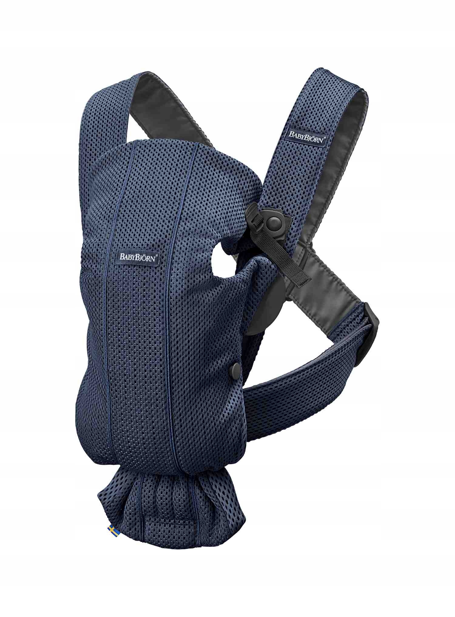 Babybjorn Mini 3D sieťový tmavo modrý detský nosič