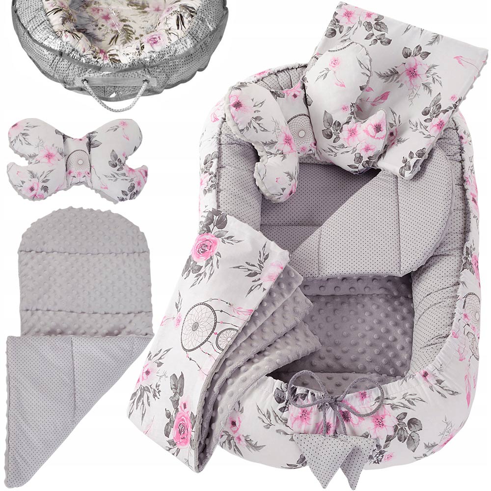 Babyboom Cocoon Butterfly Socket prikrývka Minky 7 prvky