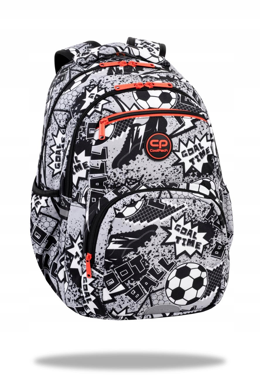 Štýlový dvojkomorový batoh Coolpack pick grey ball, ideálny na každodenné použitie