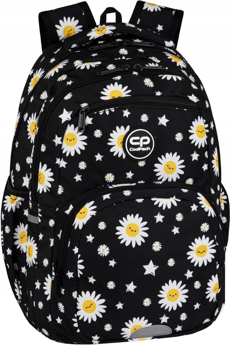 Mládežnícky batoh Coolpack Pick Daisy Black - vodoodolný a multifunkčný