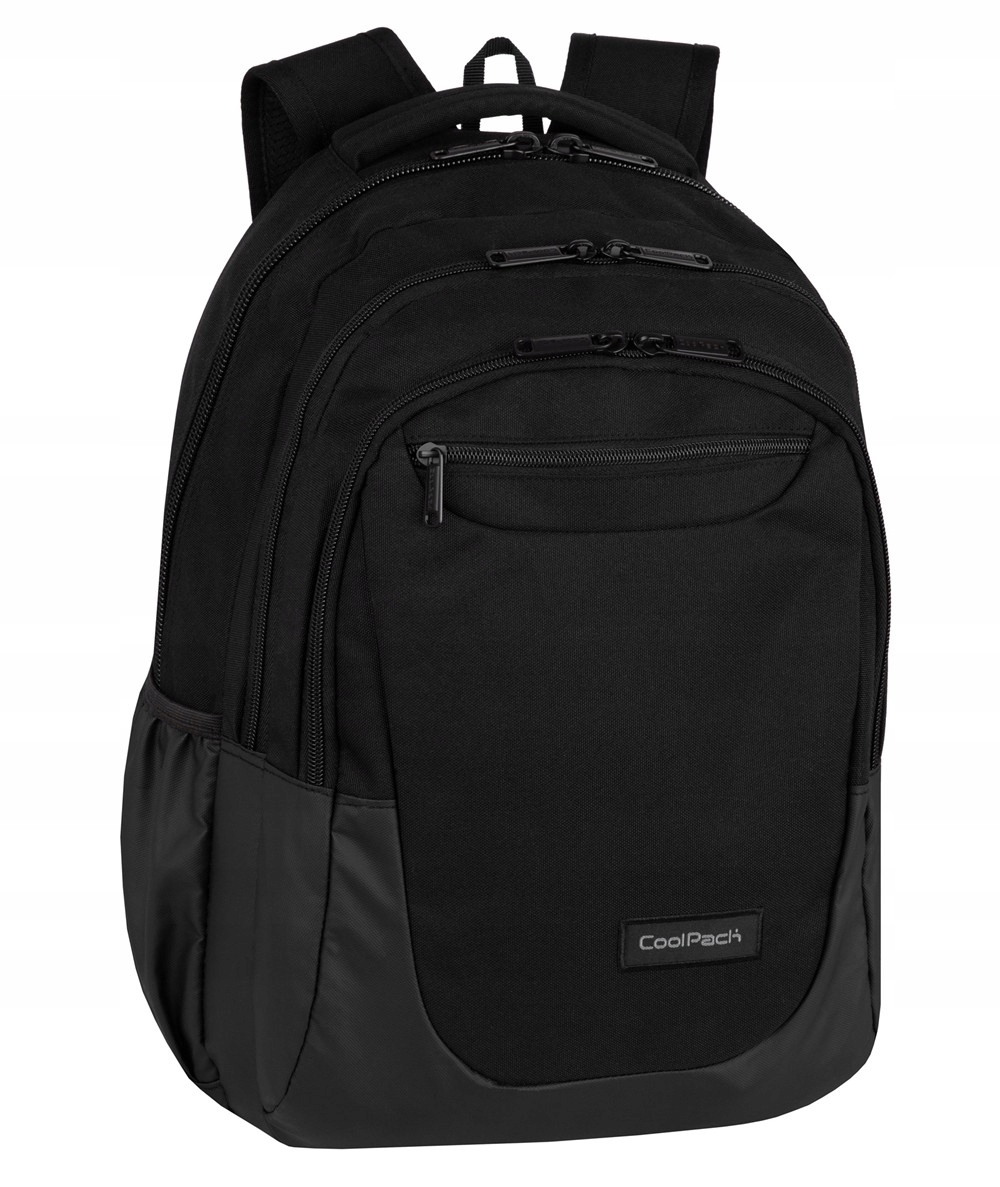 Študentský batoh Coolpack Soul Black Collection - čierny, 27 litrov