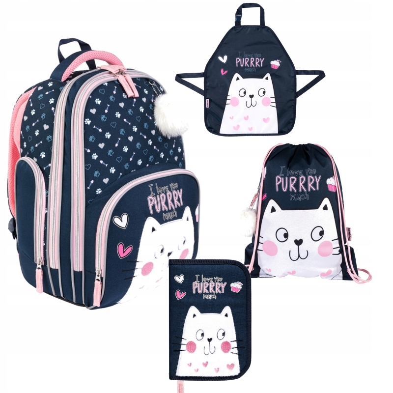 Bambino School Bag Stern Bag Kitty Cencil Case