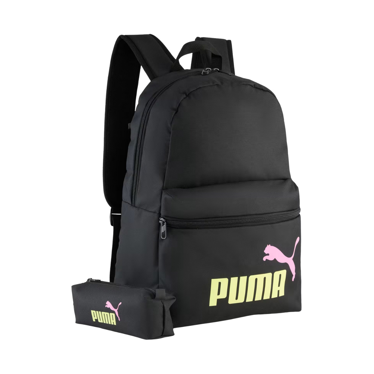 Puma Phase Set - plecak s piórnikom, čierny, ideálny na školu a výlety