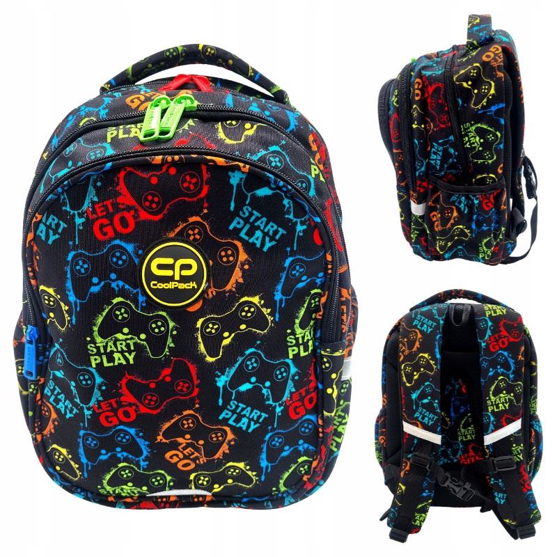 Multifunkčný školský batoh CoolPack Jerry s kapacitou 21 litrov a bezpečnostnými prvkami