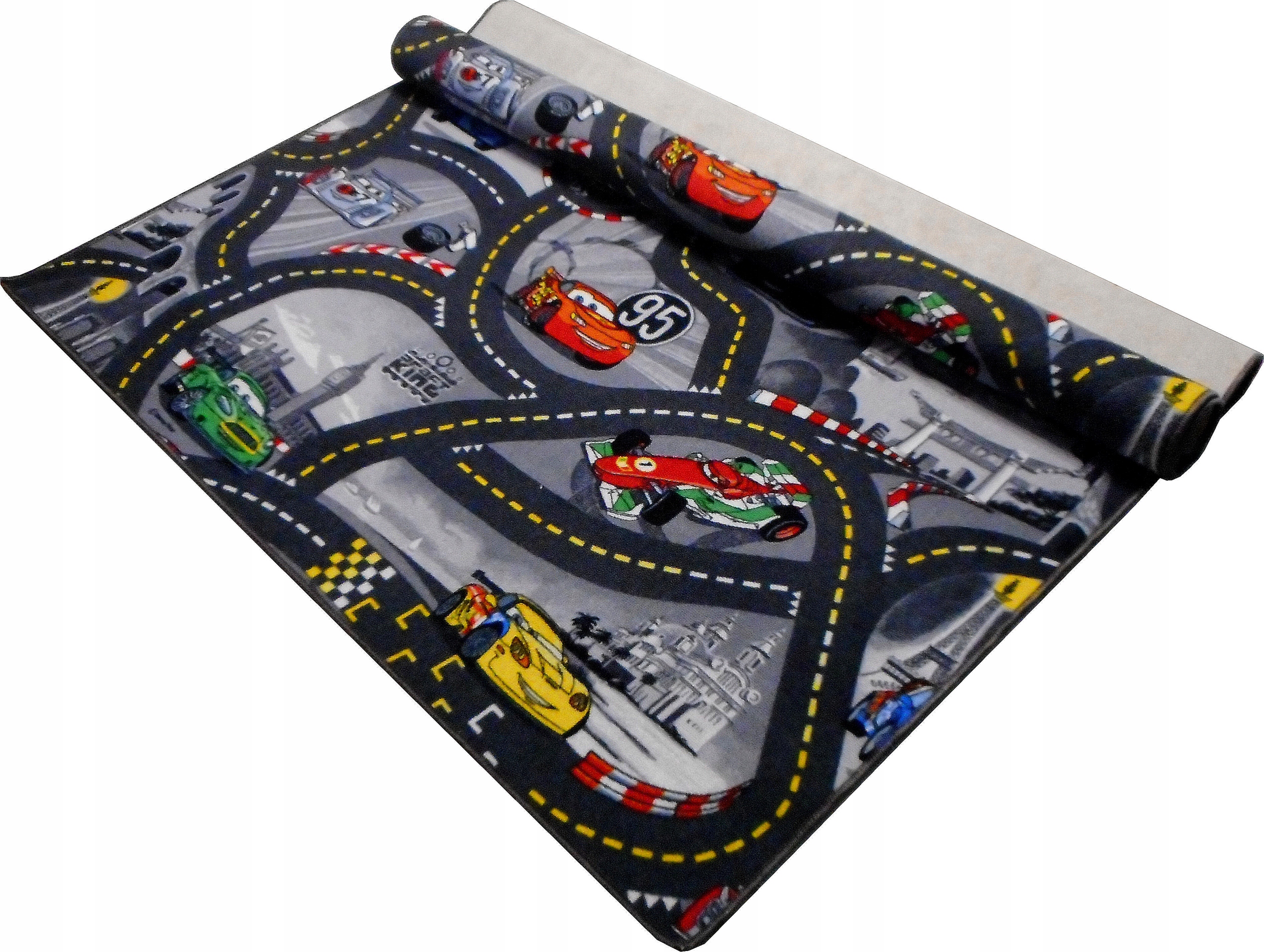Disney Cars Rug Road Mat 150x150 dieťa