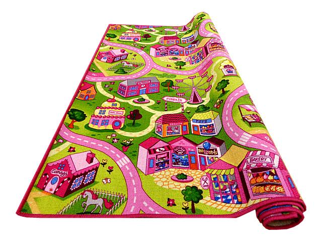 Dievča koberec 200x250 2x2.5 Sladké mesto