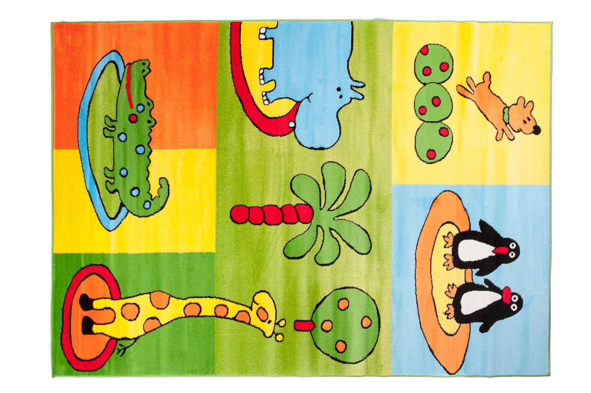 Kobercové zábavné deti 240x330 detí krokodíl hipcio k96a