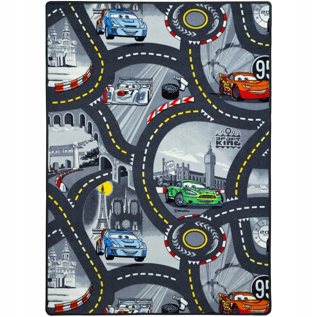 Koberec automobilu automobily Streets City 140x200