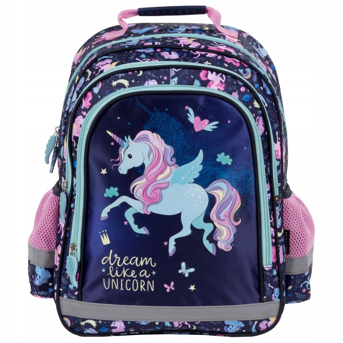 Školský batoh Unicorn pre dievčatá od Derform s motívom jednorožca