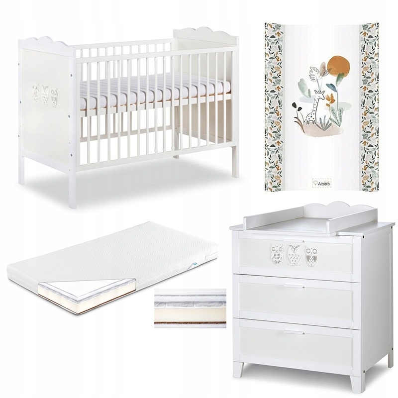 KlUpś Marsell Cot 120x60 + hrudník + matrac