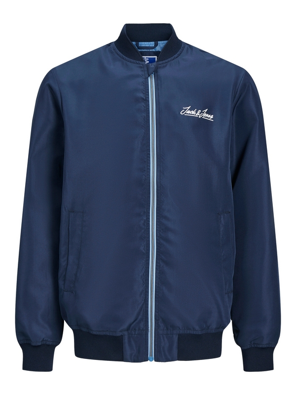 Jack & Jones JJOLIVER BOMBER JNR bunda, y.152, námornícky nábytok
