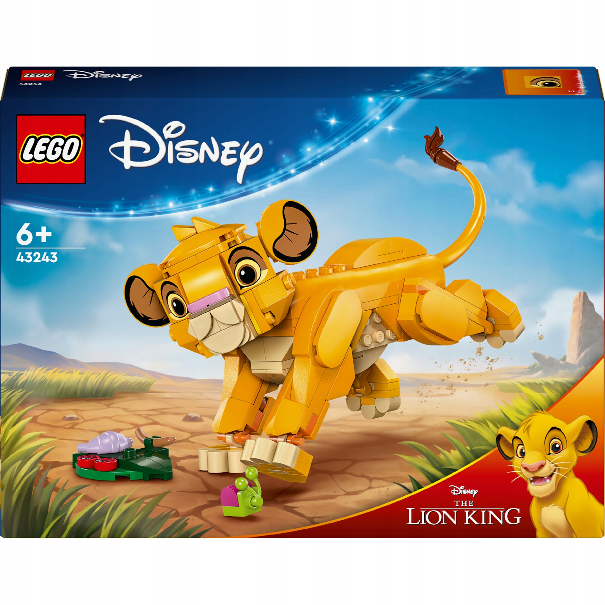 LEGO 43243 Disney Leví kráľ Simba mláďa