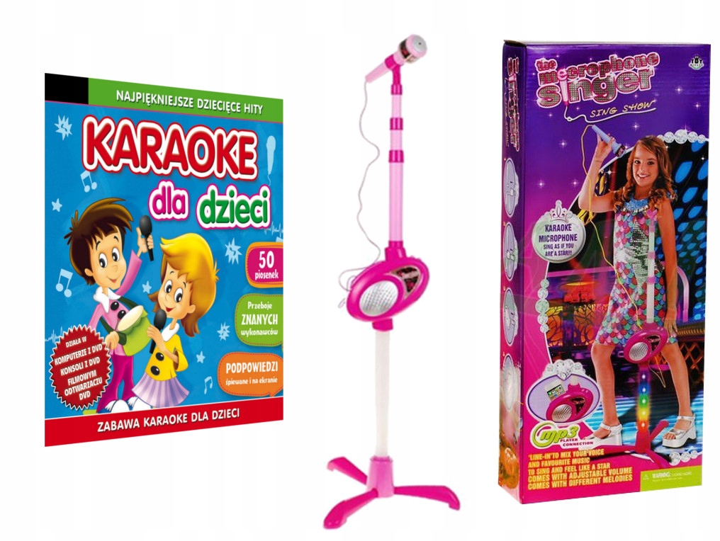 Najkrajší karaoke pre deti + LED mikrofón