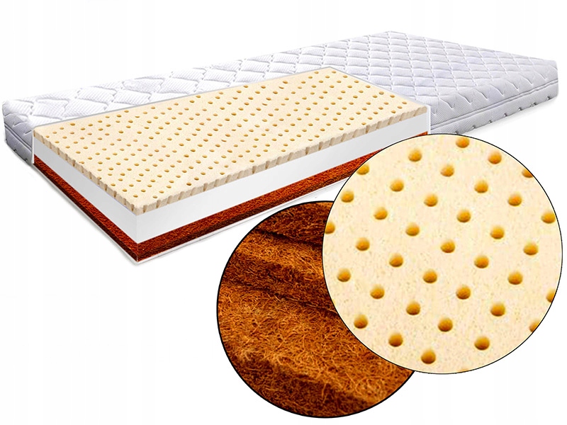 Penová matraca 90x180 Coconut latex Premium 14 cm