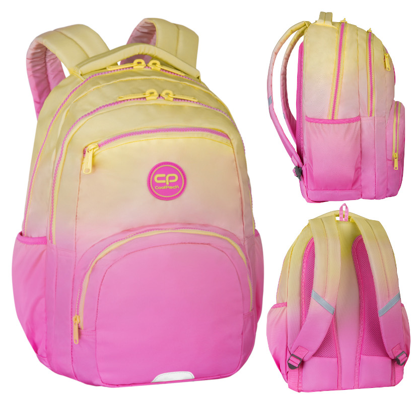 Školský batohový batoh 23l E99614 Peach Gradient