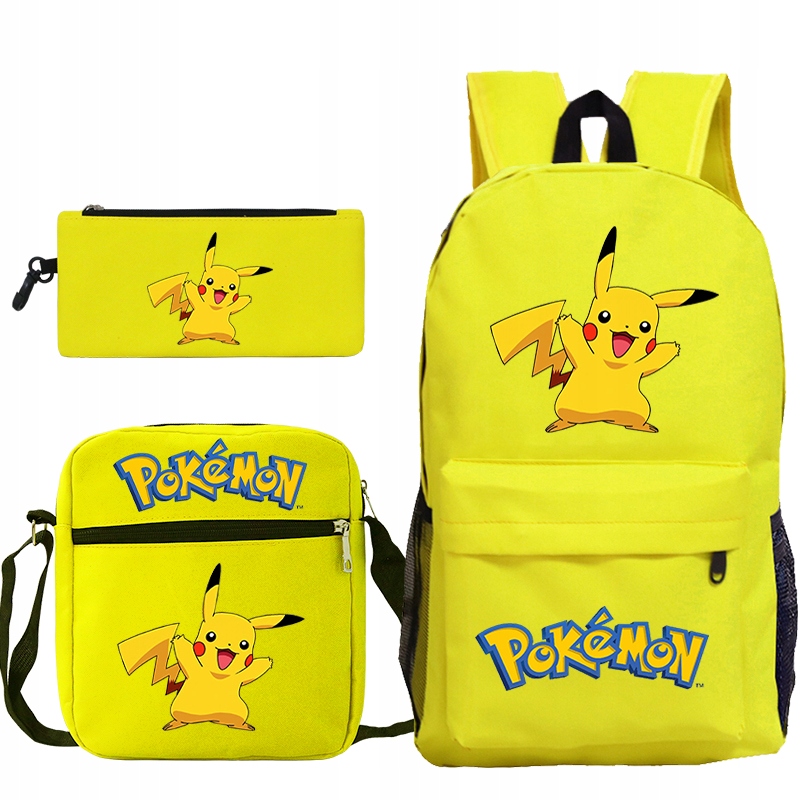 Pikachu stanovil batohové tašky na batoh