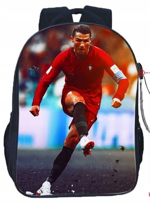 Cristiano Ronaldo School Backpack jedinečné vzory