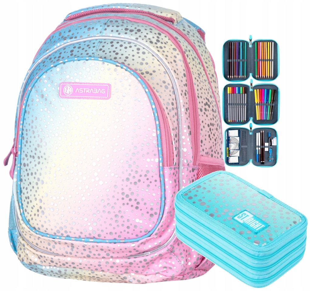 Ombre Pastel School School School Batoh