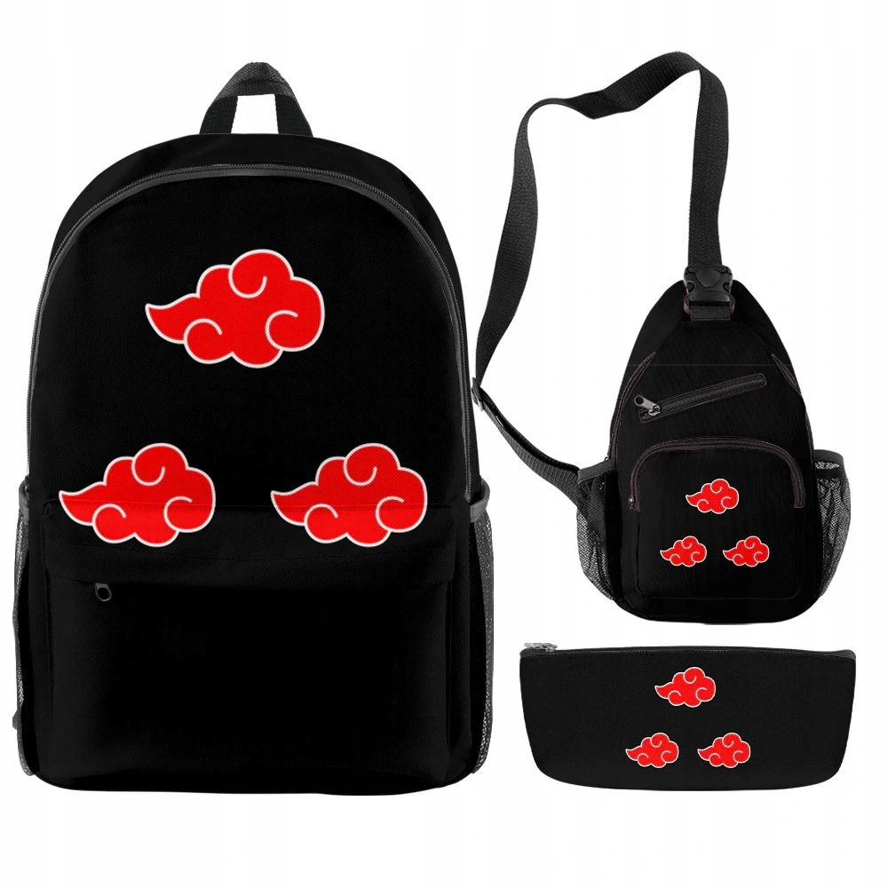 Školský batoh ceruzky Case Anime Naruto Set