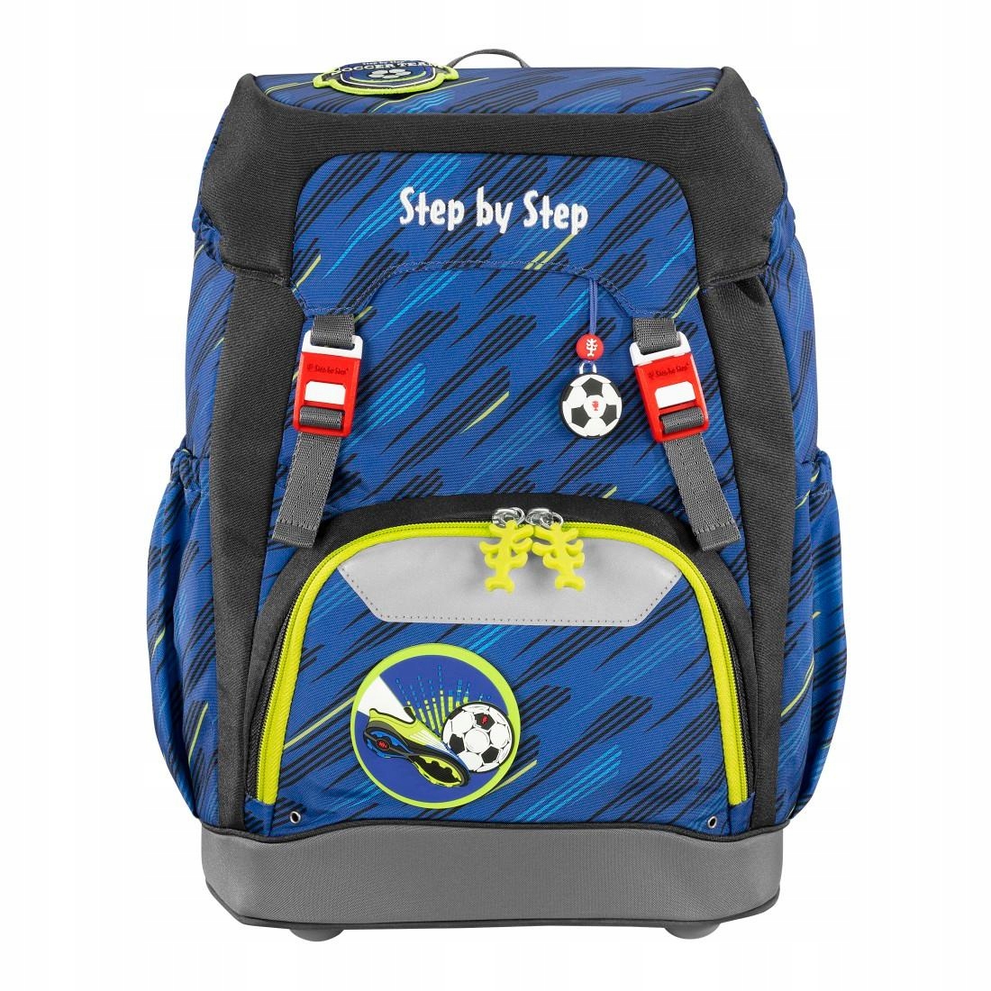 Krok podľa Steppe Grade School Backpack 1 triedu loptičku