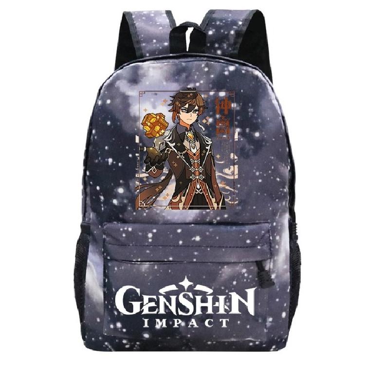 Gatshin Impact School Backpack set batoh