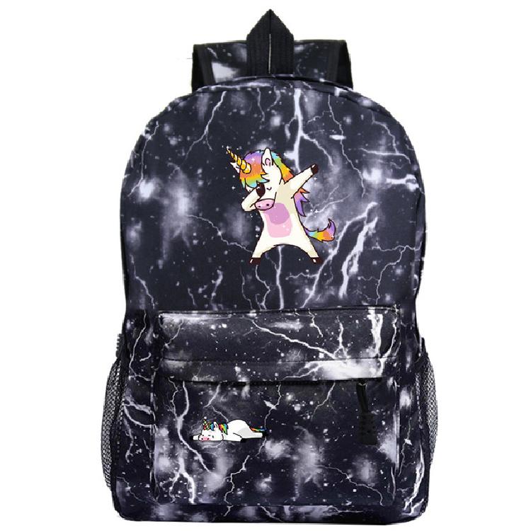 BATOHY UNICORN DABBING MY POWER BACKPACK SET