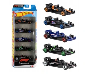 Sada 5 áut Hot Wheels Formula 1