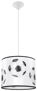 Lampa na zavesenie lampy pre chlapec futbalovú hru