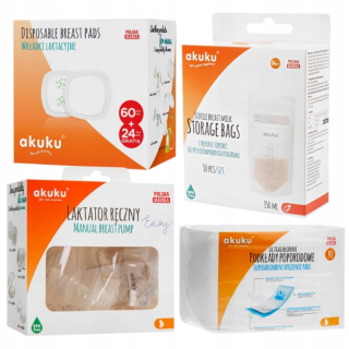 Akuku nastaví Layette pre pôrod pre mamu