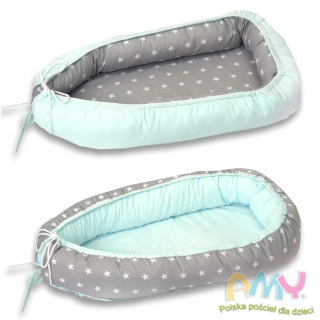 Amy 67044 Baby Cocoon Mint White Stars