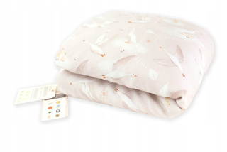 Prikrývka Amy 100x75 cm bambus 100 % krém + batoh