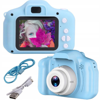 Fotoaparát digitálneho fotoaparátu pre deti HD 1080p + hry