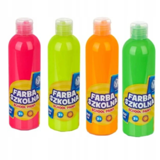 Astra fluo 4 plagátové farby súpravy