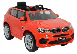 Auto pre BMW x5 m batumulator červené