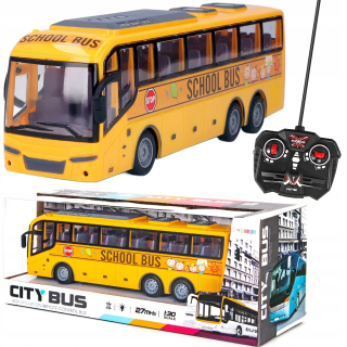 Autobus, električka - LED diaľkový diaľkový školský autobus