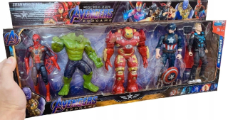 Figúrky Avengers Thanos Spiderman Iron Man Hulk