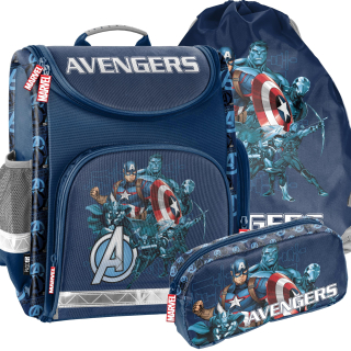 Avengers School School Bag Iron Man Paso Set