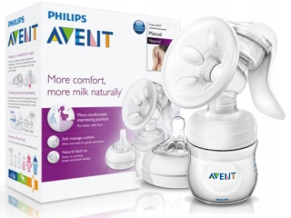 Avent Natural Hand Branger+fľaša 125 ml 330/20