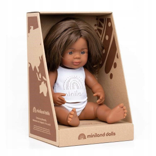 Domorodý 38 cm - Miniiland Girl Doll