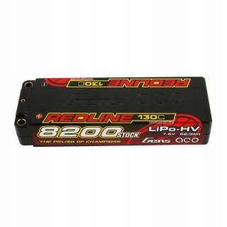 GENS ACE REDLINE 8200MAH 7,6 V 130C 2S1P batéria