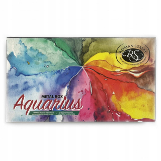 Akvarely Aquarius 24kol Kovová krabička Jane Blundell