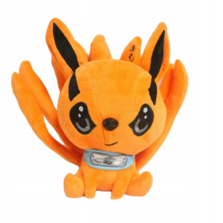 Anime japonská ninja kyuubi plyšová hračka pre bábiky 25 cm