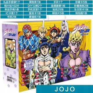 Anime jojos bizarný dobrodružný darčekový taška Giorno