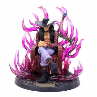 Anime One Piece Dracul Mihawk Drawing Toy Model!