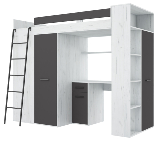 Mezzanine Bunk Bed Verana L Craft b. Graphite