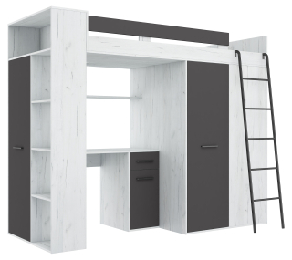 Mezzanine Bunk Bed Veran P Craft b. Graphite