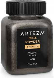 Prášok živice Arteza Mica Brilliantes Silber A756